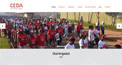 Desktop Screenshot of ceda-uganda.org