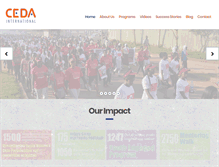 Tablet Screenshot of ceda-uganda.org